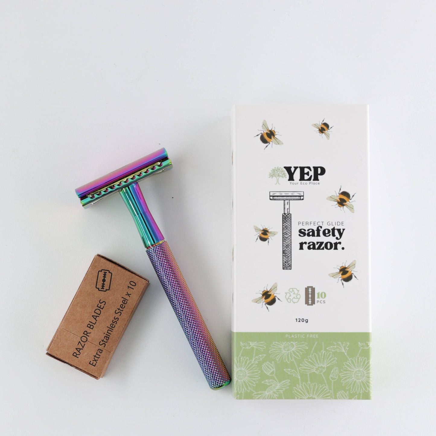 Safety razor + 10 blades